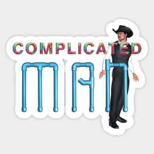 Complicated Man Sticker